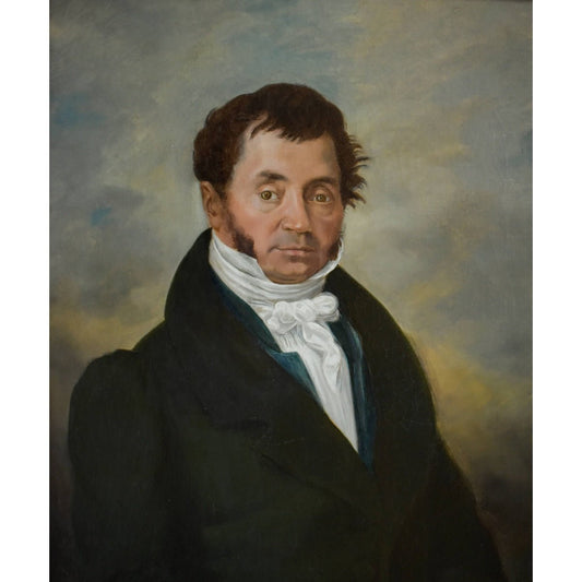 French School 19th Century - Portrait Of An Elegant Man
