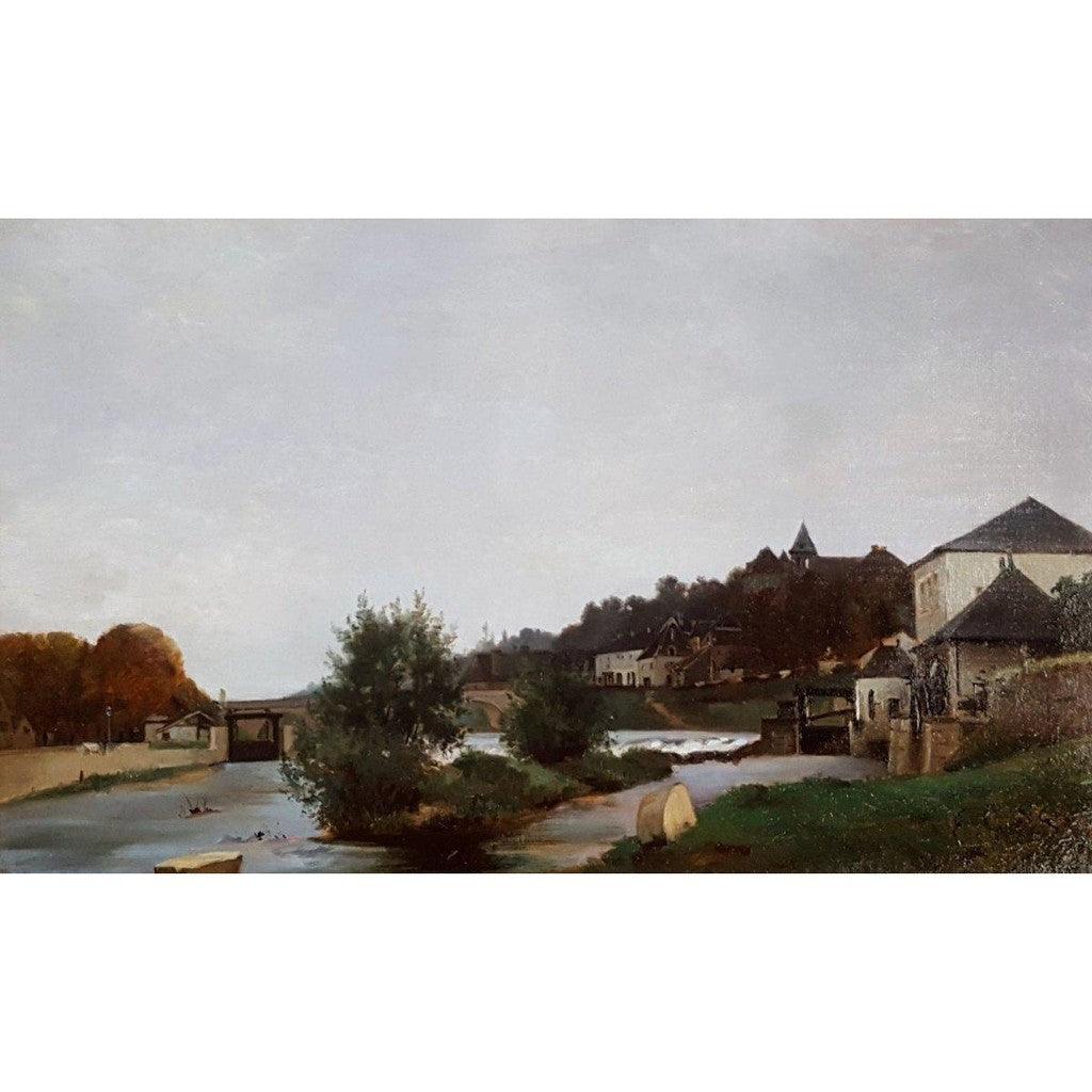 Ernest Guille Edge of the Creuse River – Circa 1890