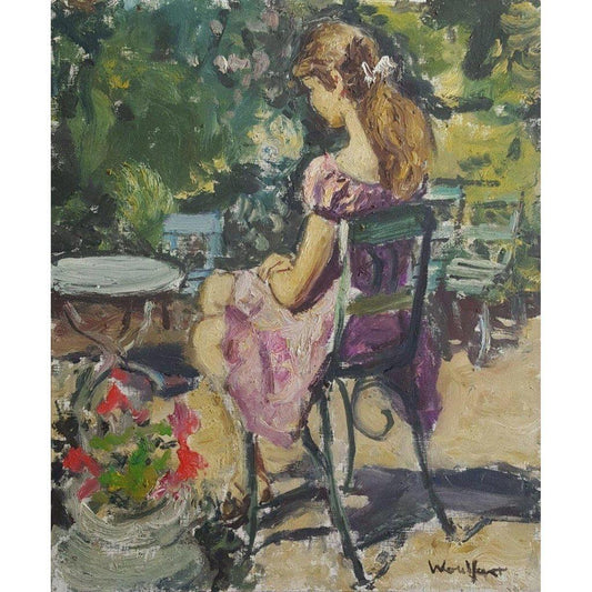 Marius Wulfart In the Garden – Circa 1980