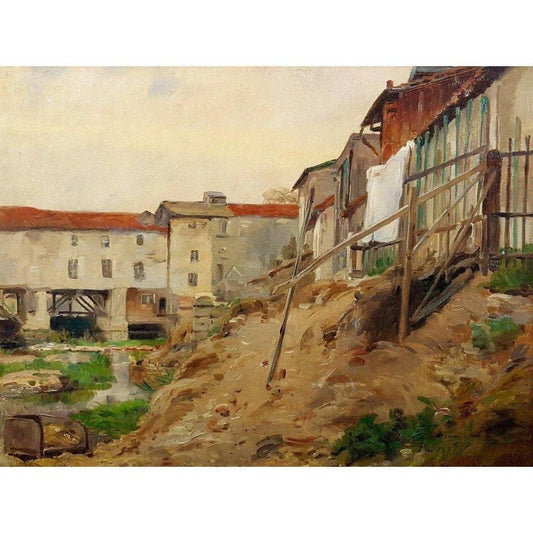 Paul Léon Schmitt - Farm Landscape