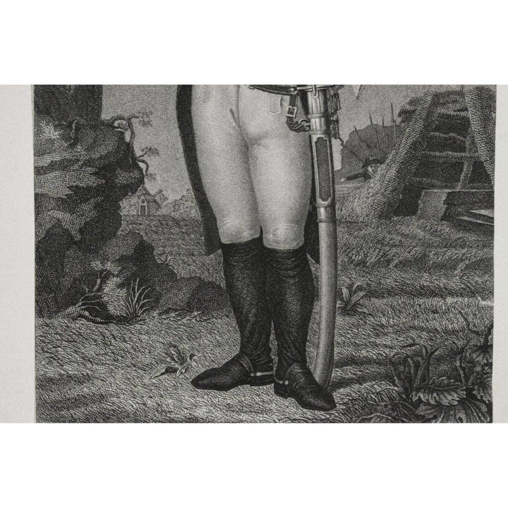 Philippe Lefèvre engraving portrait of the general Pichegru Winckelmann Gallery