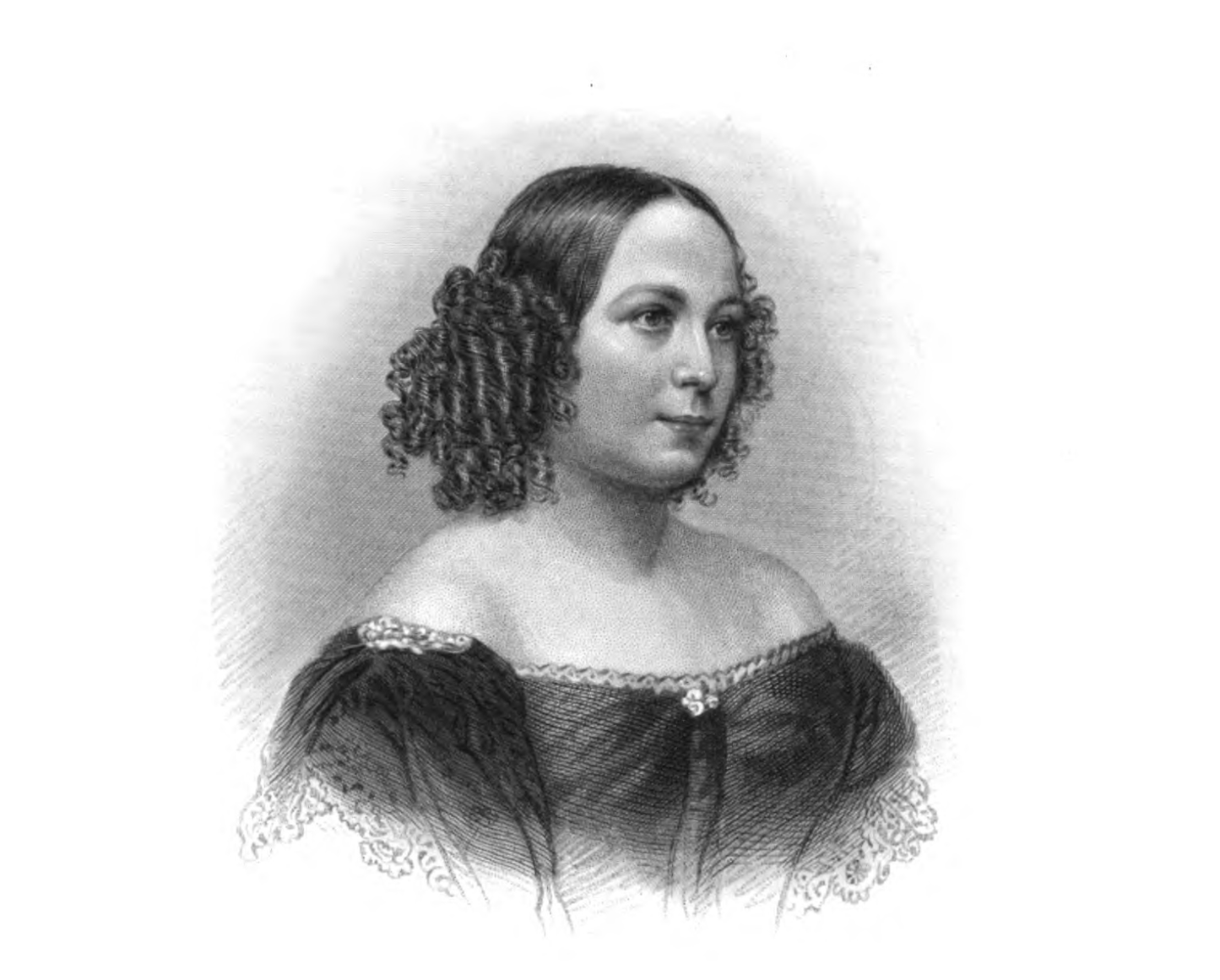 Arthur Miles - Portrait of Charlotte Waddell, 1867