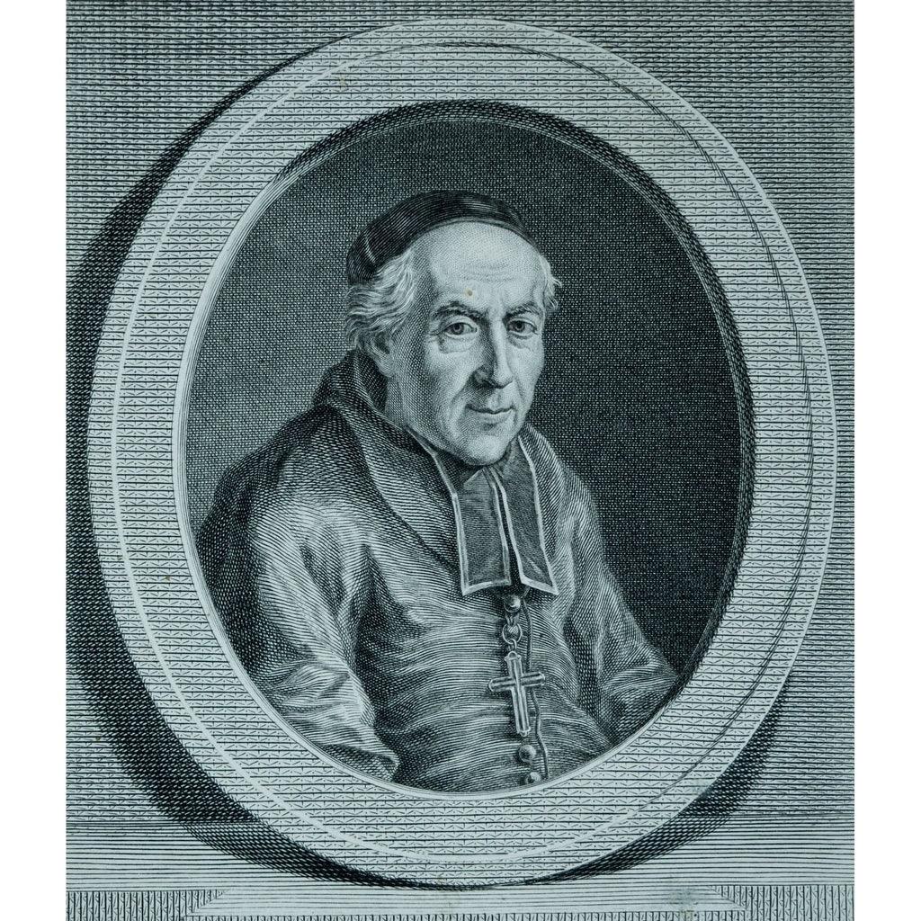 Vincenzio Vangelisti engraving portrait of Louis François Orléans De La Motte Winckelmann Gallery