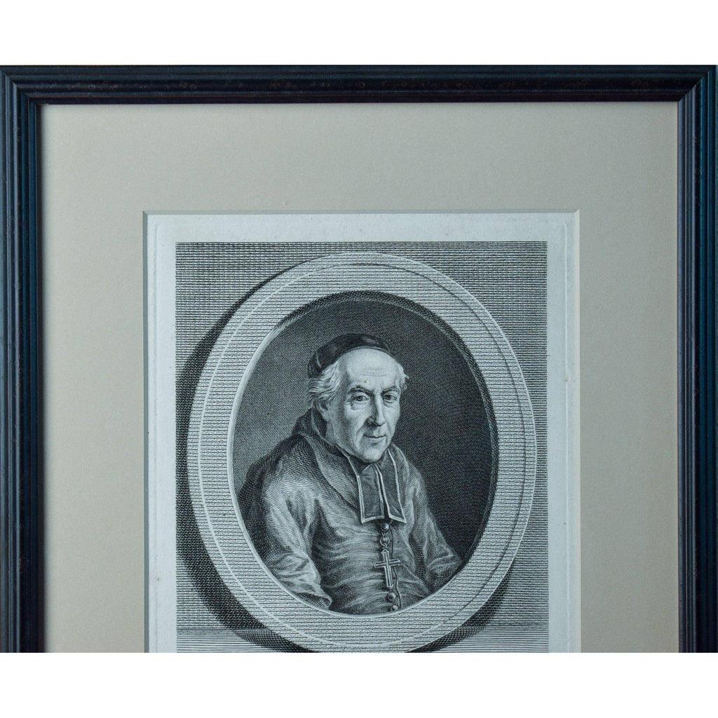 Vincenzio Vangelisti engraving portrait of Louis François Orléans De La Motte Winckelmann Gallery