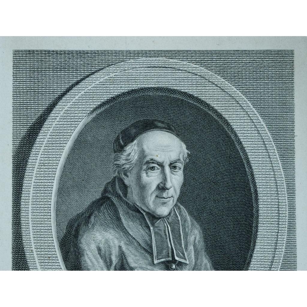 Vincenzio Vangelisti engraving portrait of Louis François Orléans De La Motte Winckelmann Gallery