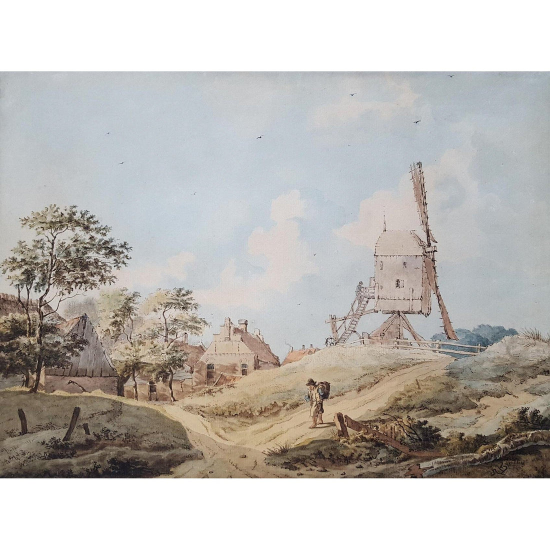 18th Century Dutch School - Animated Landscape - Winckelmann Gallery