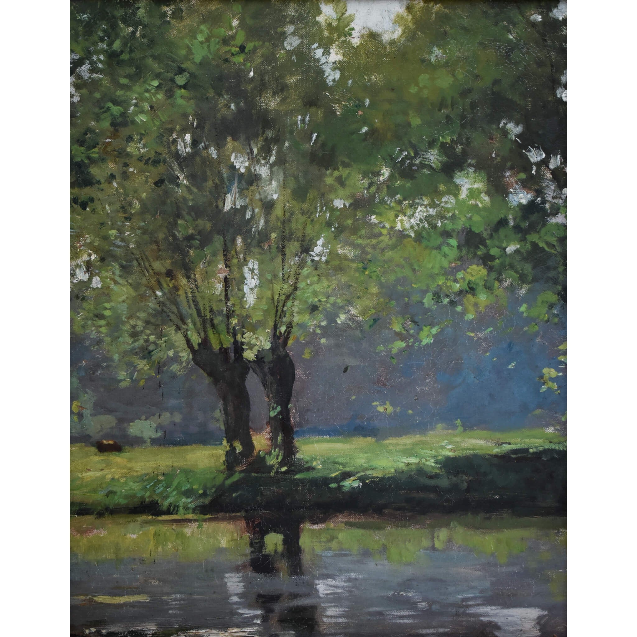Paul Detenre - River Landscape - Winckelmann Gallery
