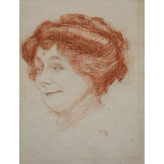Théodore Riehl – Portrait of Mme Oudart - Winckelmann Gallery