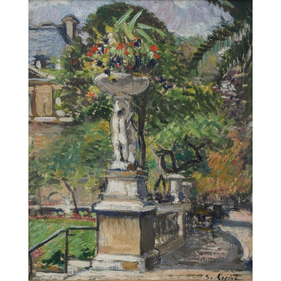 Gustave Assire – Luxembourg Gardens - Winckelmann Gallery
