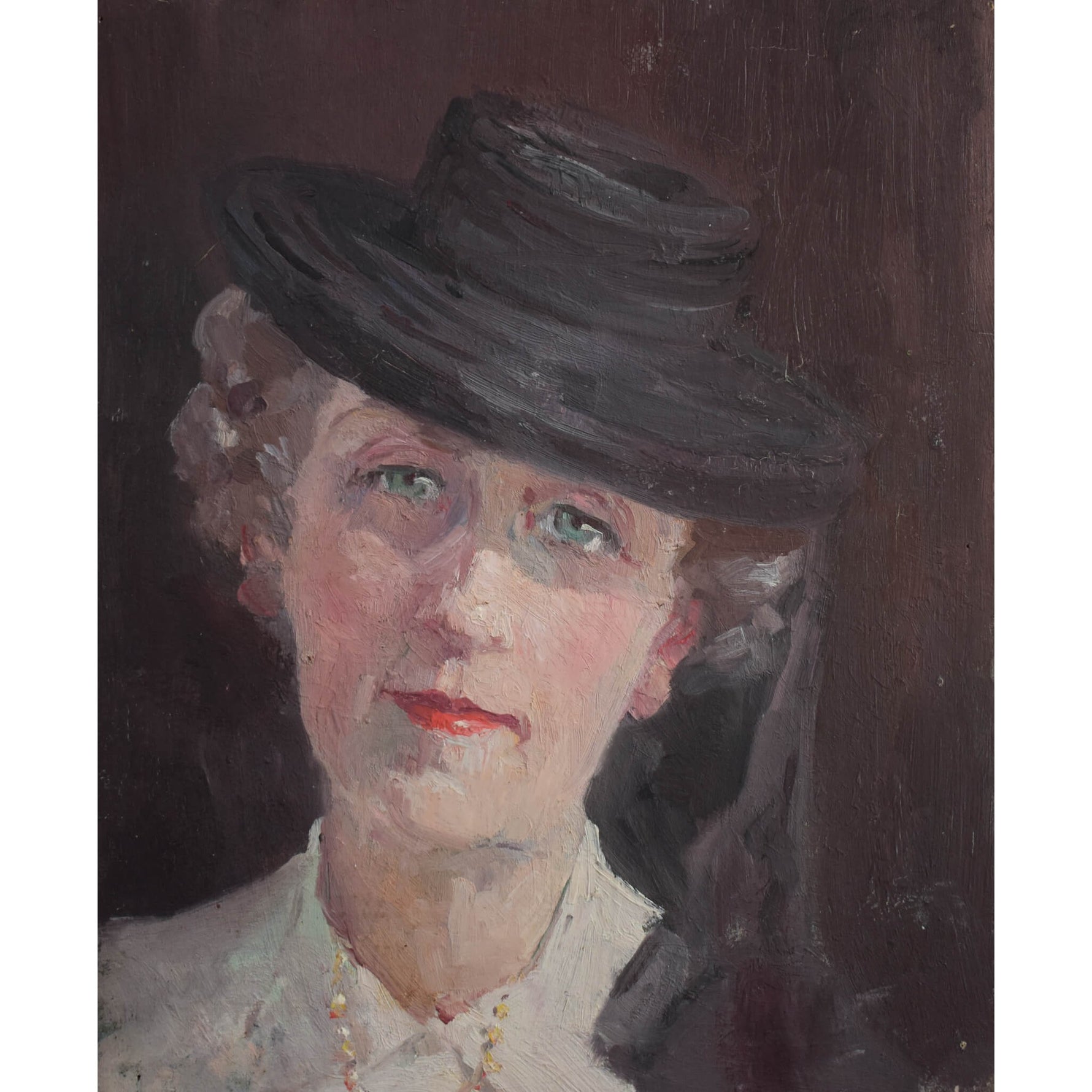 Odette Durand - Portrait of a Woman with a Hat - Winckelmann Gallery