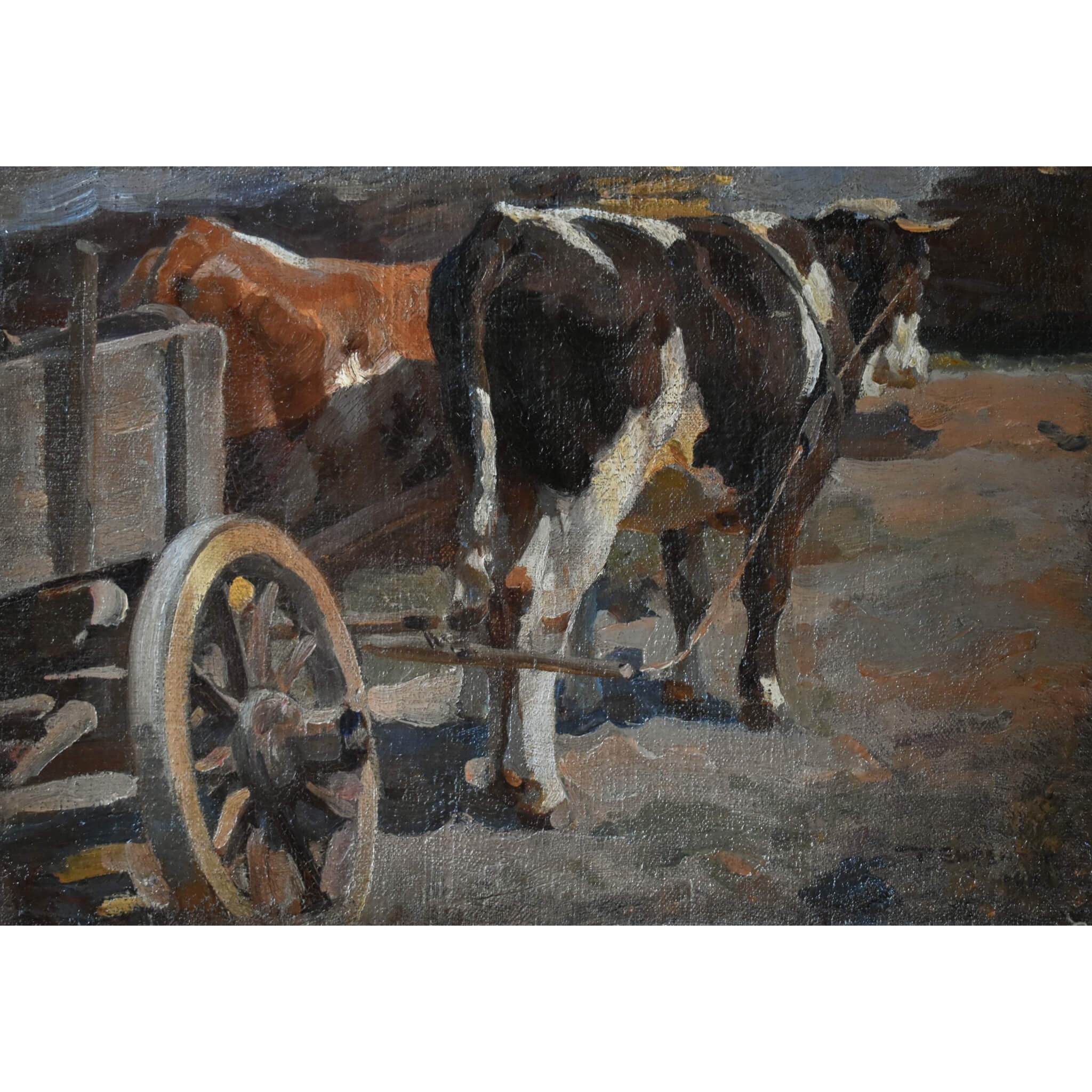 Paul Ehrenberg - The Ox Cart Scene - Winckelmann Gallery
