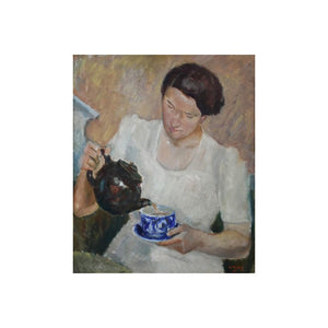 Arne Kilsby - Woman Pouring A Cup Of Tea