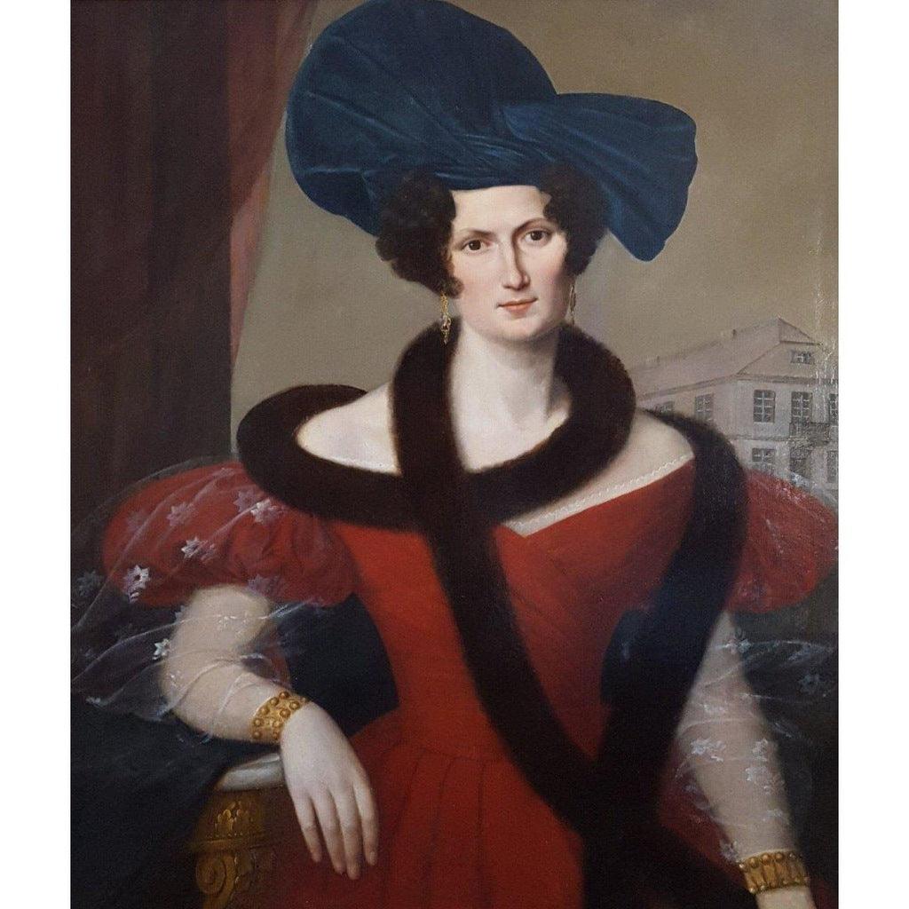 German School Portrait of a Young Woman - Circa 1830
