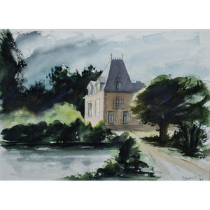 Landscape with a Castle - 20th Century French School