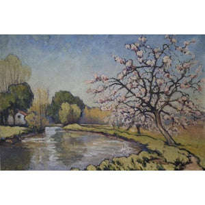 Louis Lachat – Landscape with Apple Tree