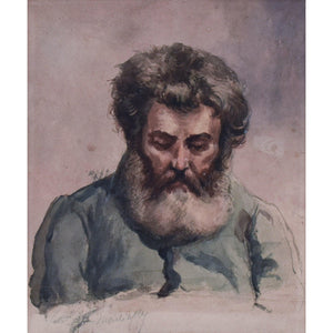 Louis-Martin Rey – Portrait of a Bearded Man