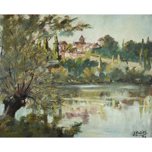 Village Landscape - Signed Roziel