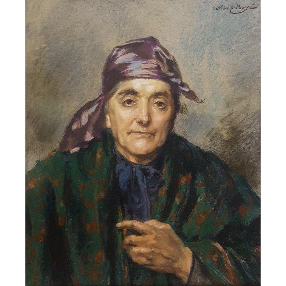 Abel Boyé - Portrait of an Elderly Peasant Woman - Winckelmann Gallery