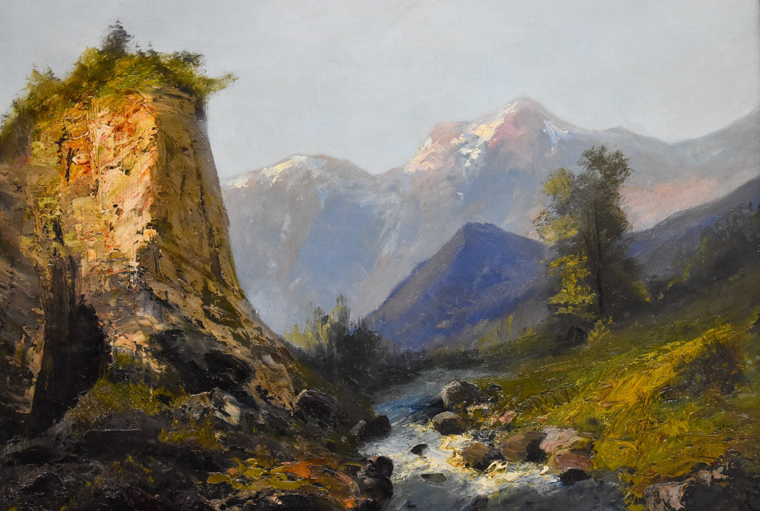 European landscape oil paintings collection 17th to 19th century