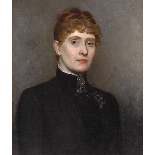 Alice Kleinmann (attributed) - Portrait of a Woman - Late 19th Century - Winckelmann Gallery