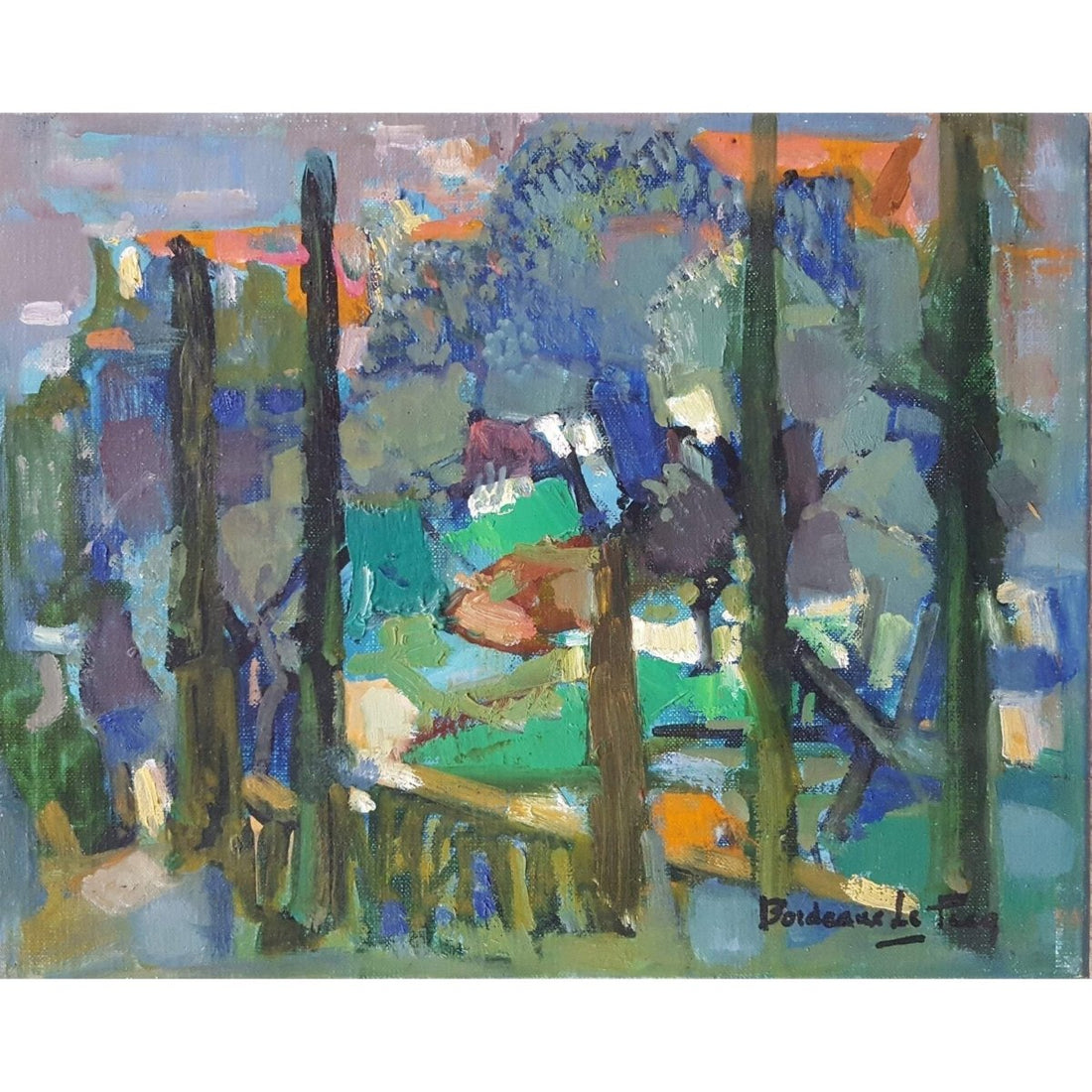 Andrée Bordeaux-Le Pecq – Landscape in Grasse – Circa 1960 - Winckelmann Gallery