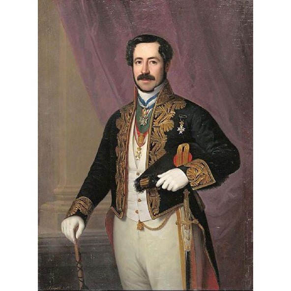 Antonio María Esquivel – Portrait of a Diplomat - 1849 - Winckelmann Gallery