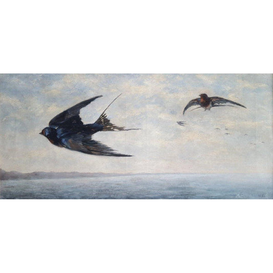 Auguste Brazier – The Swallows – 1887 - Winckelmann Gallery