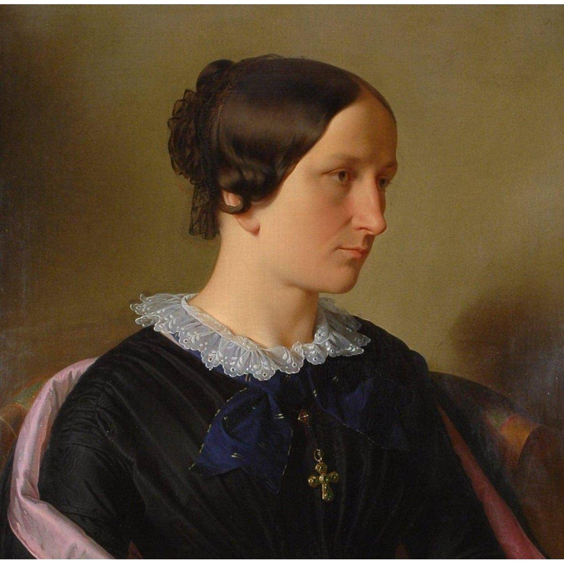 Belgian School - Portrait de Dame - 1867 - Winckelmann Gallery