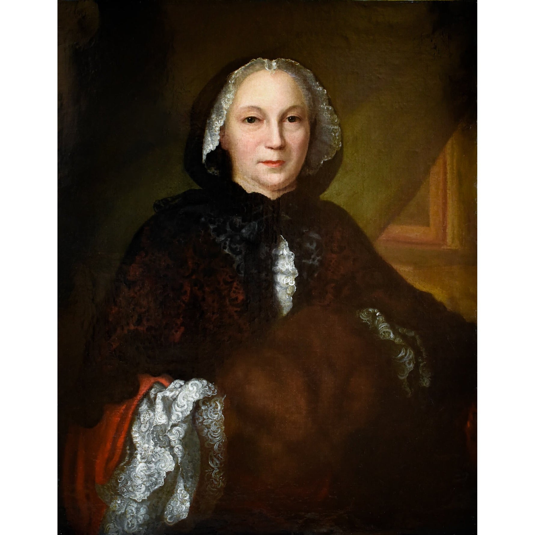 18th Century French School - Portrait Of An Elegant Woman - Winckelmann Gallery