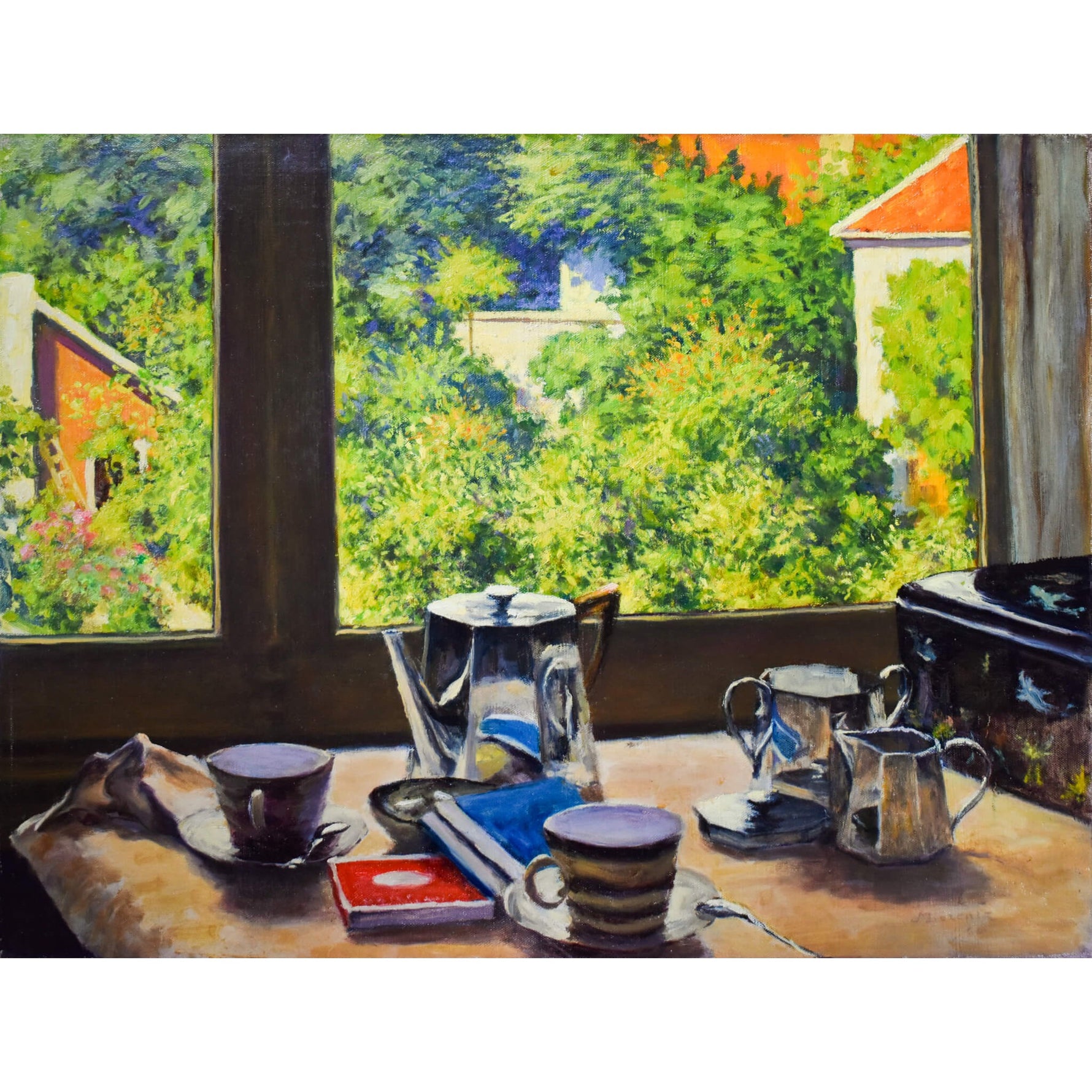 Marguerite Lorentz - Still Life with Coffee Set - Winckelmann Gallery