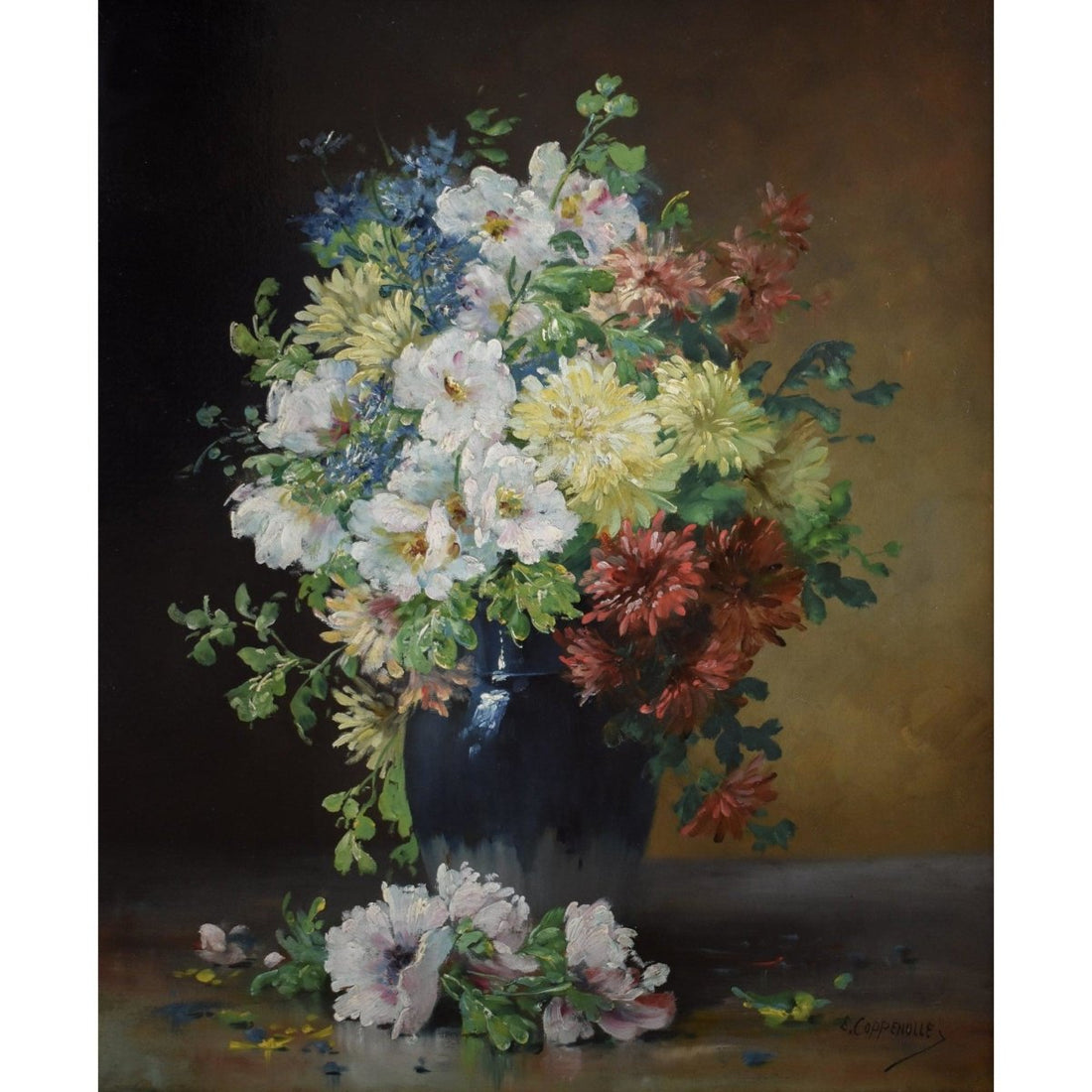 Edmond van Coppenolle – Flowers in a Vase - Winckelmann Gallery