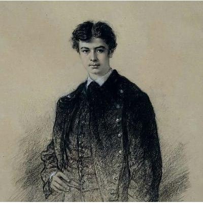 Édouard Ragu - Portrait of a Young Man - 1872 - Winckelmann Gallery