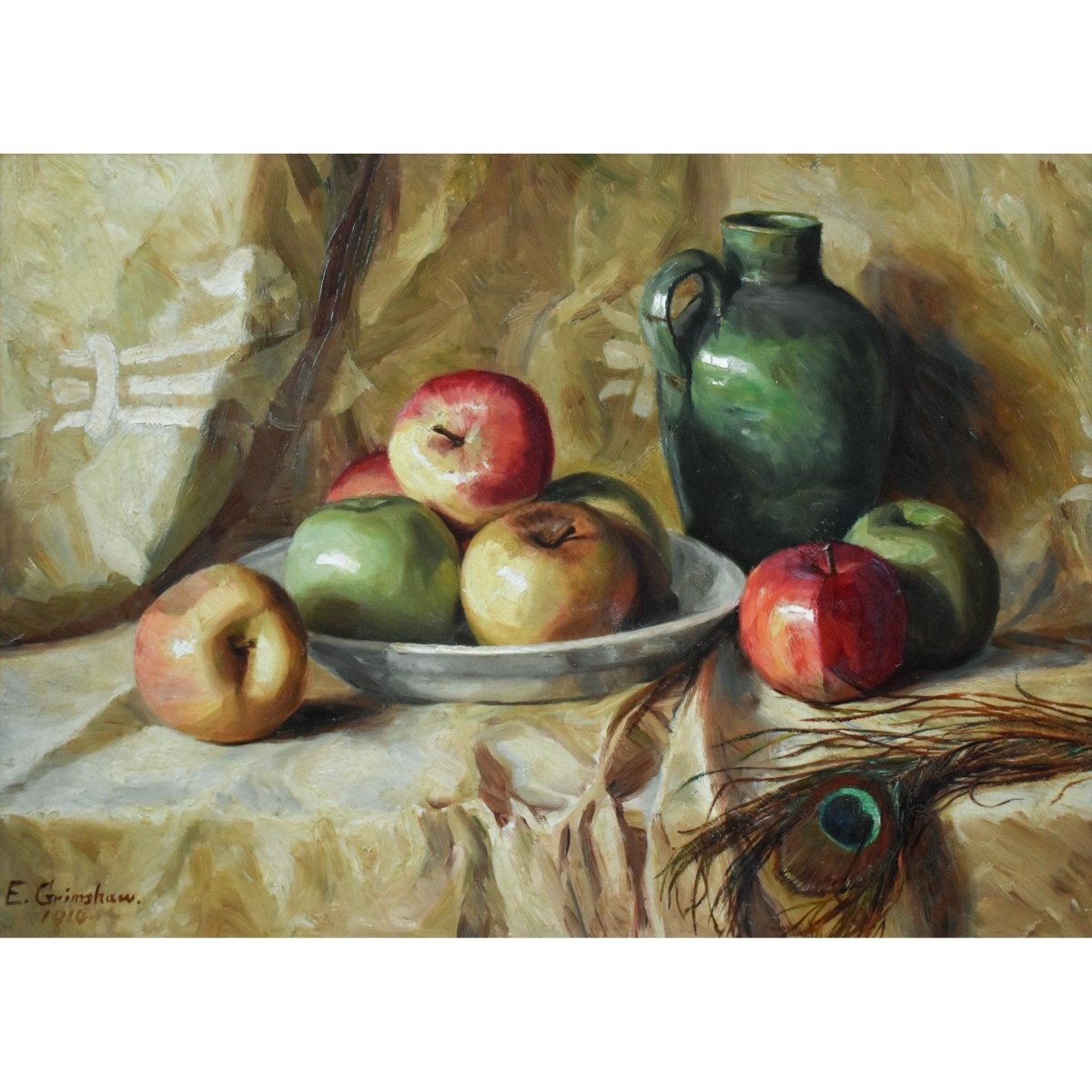 Elaine Grimshaw – Still Life with Apples - Winckelmann Gallery
