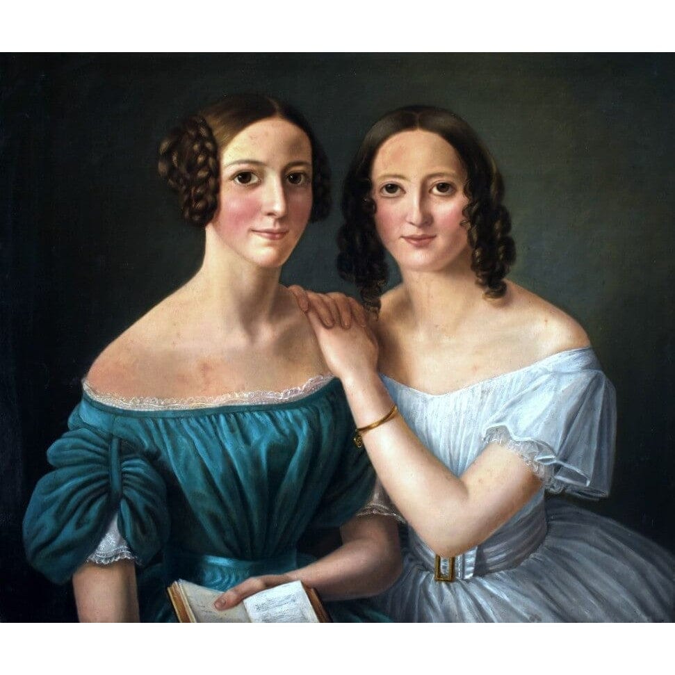 Emily Nonnen - Double Portrait Of The Nonnen Sisters