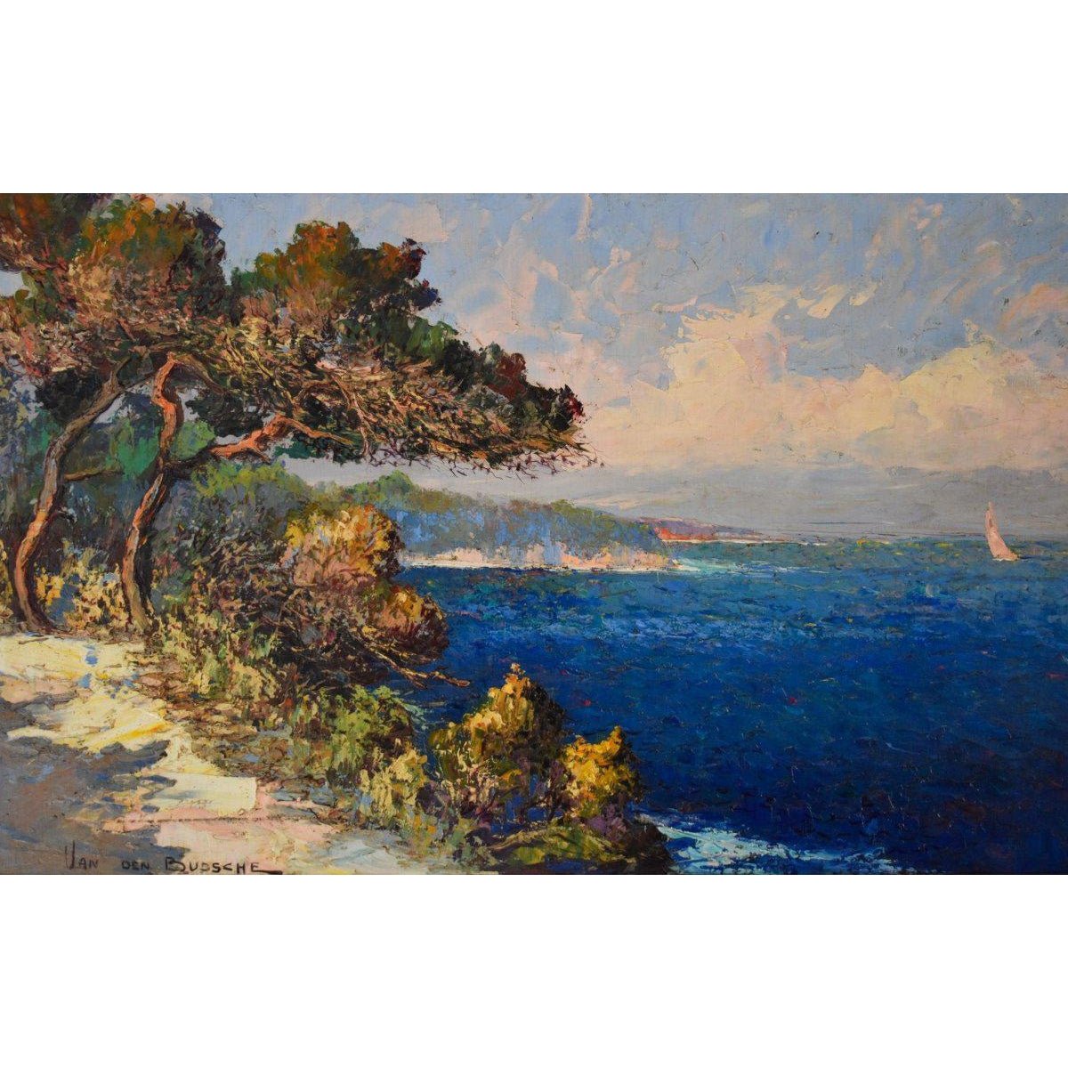 Fernand van den Bussche - Coastal Landscape - Winckelmann Gallery