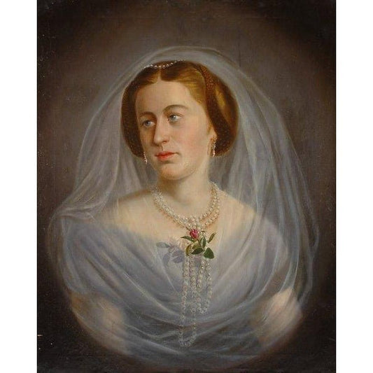 Franz Zalder - Portrait of a  Lady - 1857 - Winckelmann Gallery