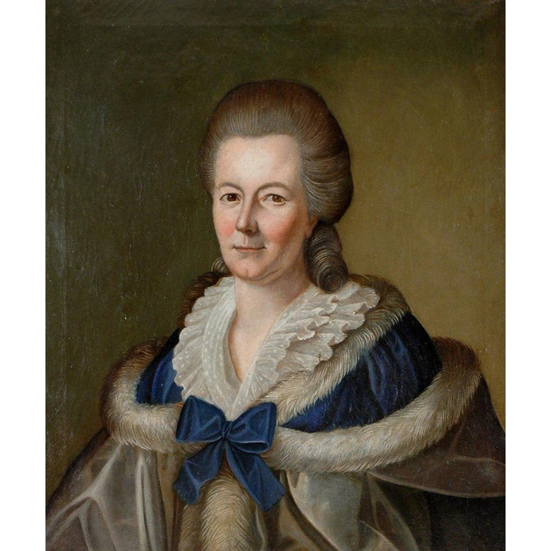 French School - Portrait of a Lady - Circa 1780 - Winckelmann Gallery