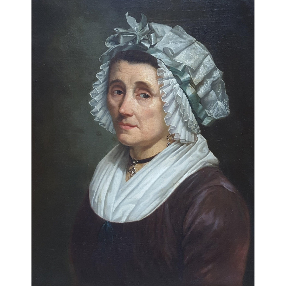 French School - Portrait of a Woman -  Circa 1790 - Winckelmann Gallery