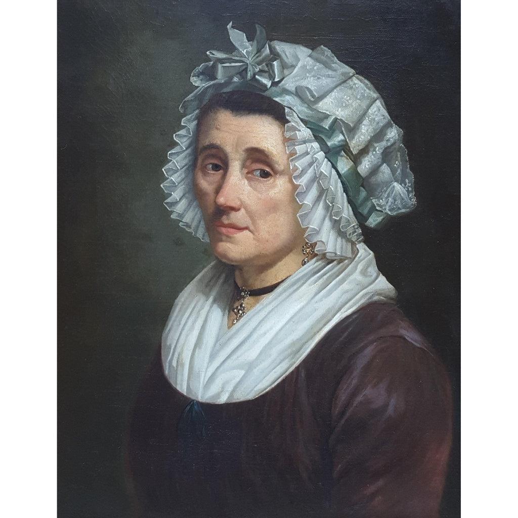 French School Portrait of a Woman - Circa 1790