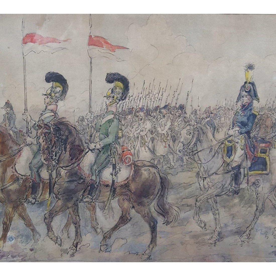 Georges Tiret-Bognet - Napoleonic Scene - Circa 1910 - Winckelmann Gallery