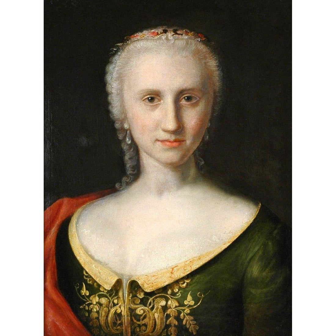 German School - Portrait of a Lady - Circa 1770 - Winckelmann Gallery