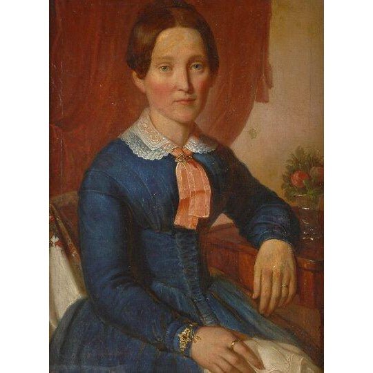German School - Portrait of a Woman - 1854 - Winckelmann Gallery