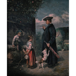 Gerta Schlauch - Priest Scolding Children