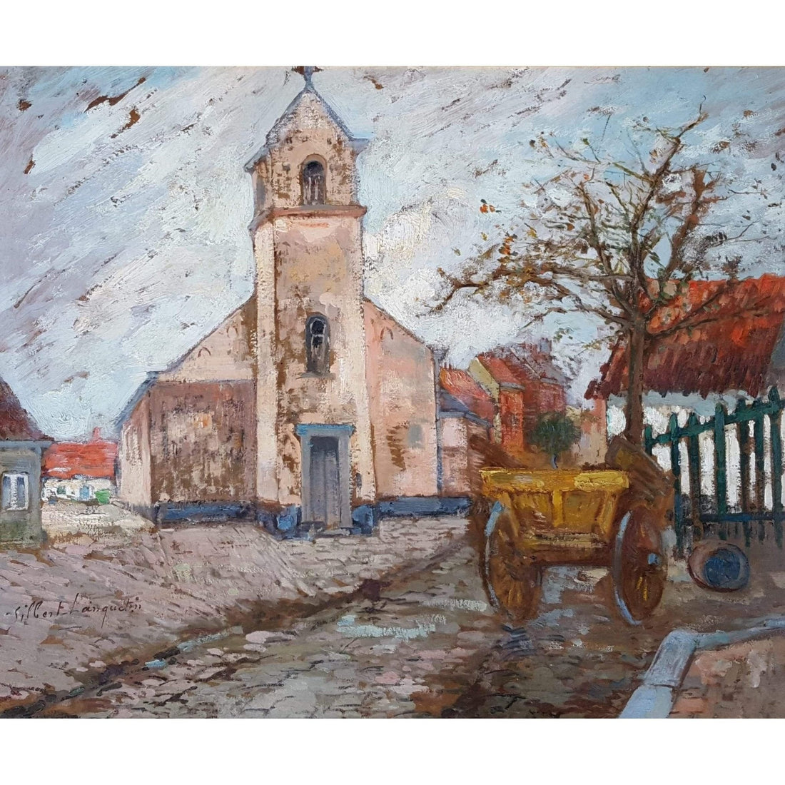 Gilbert Lanquetin - Church -  Circa 1913 - Winckelmann Gallery
