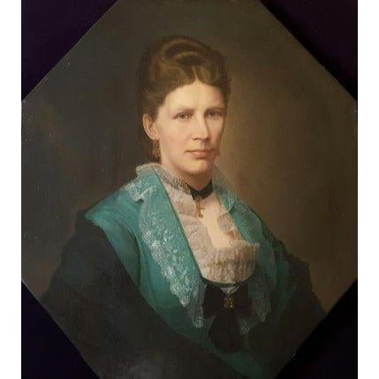 Heinrich Bodmer - Portrait of Mathilde Pfyffer Von Altishofen - 1884 - Winckelmann Gallery
