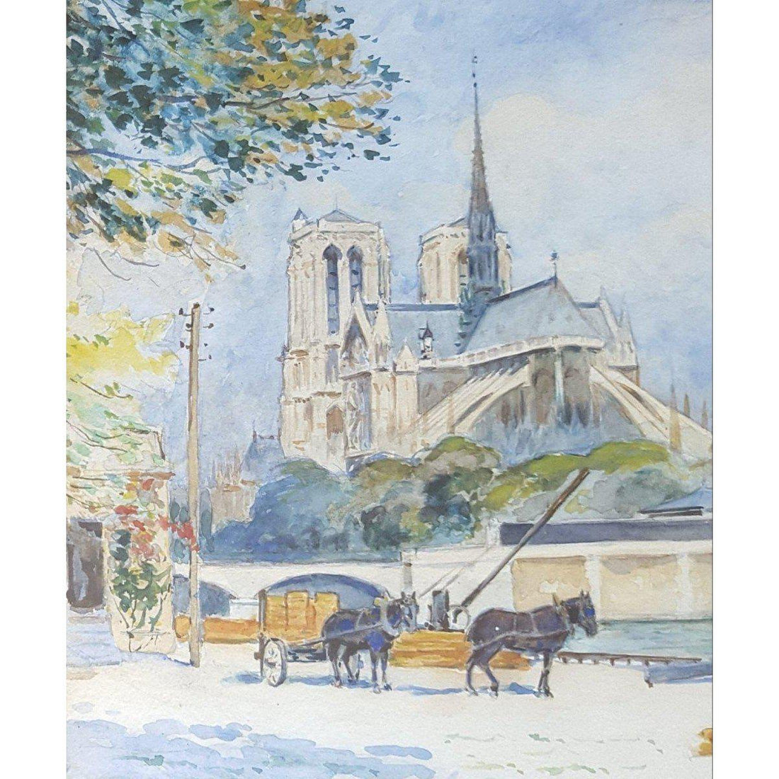 Henri Jouard – Notre-Dame de Paris - 1917 - Winckelmann Gallery