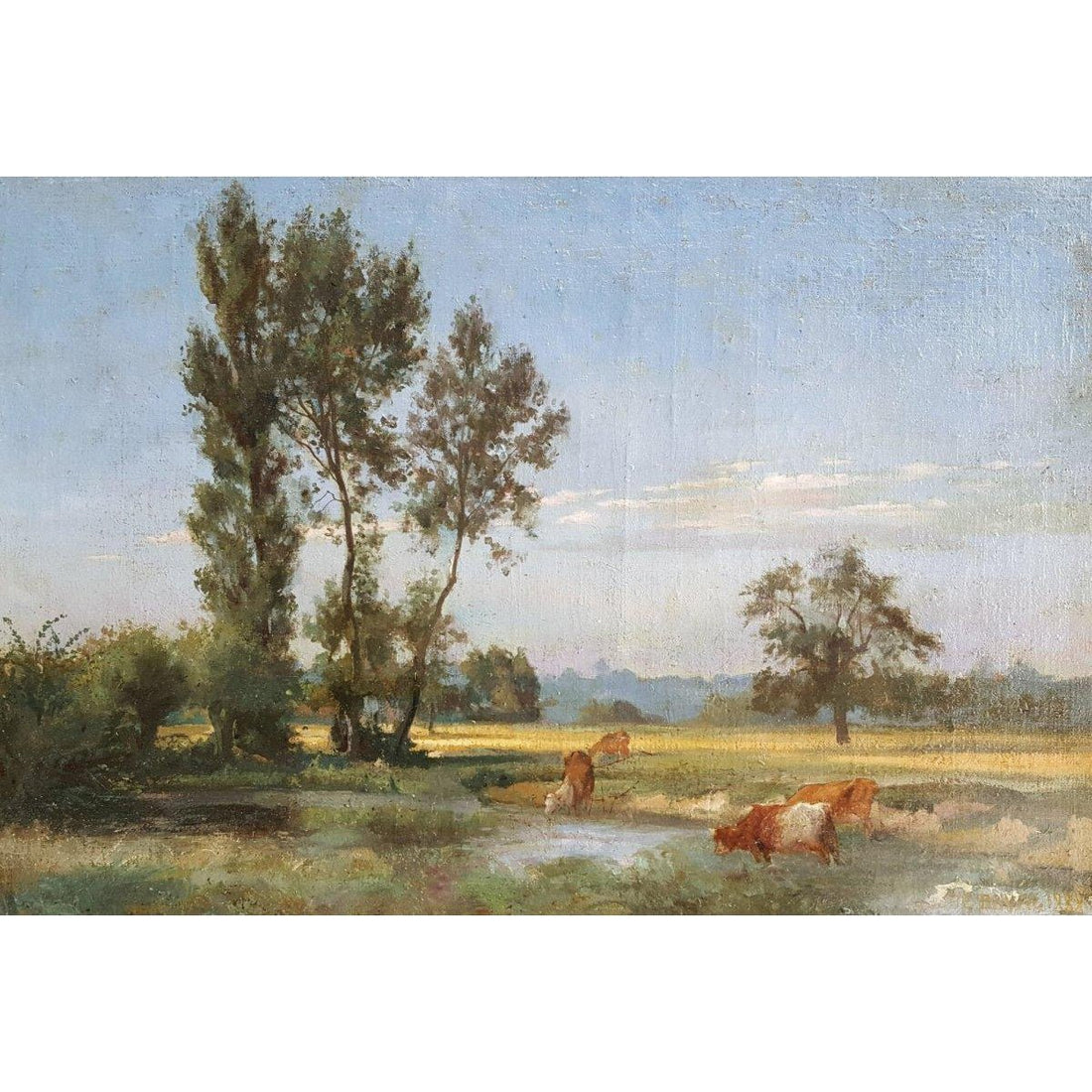 Jacques Jobbé-Duval – Cows in the Meadow – 1888 - Winckelmann Gallery