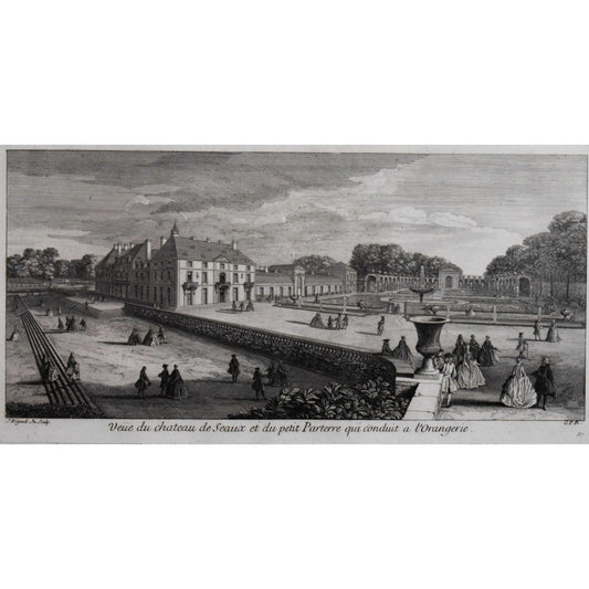 Jacques Rigaud - View of Chateau de Sceaux I - Winckelmann Gallery