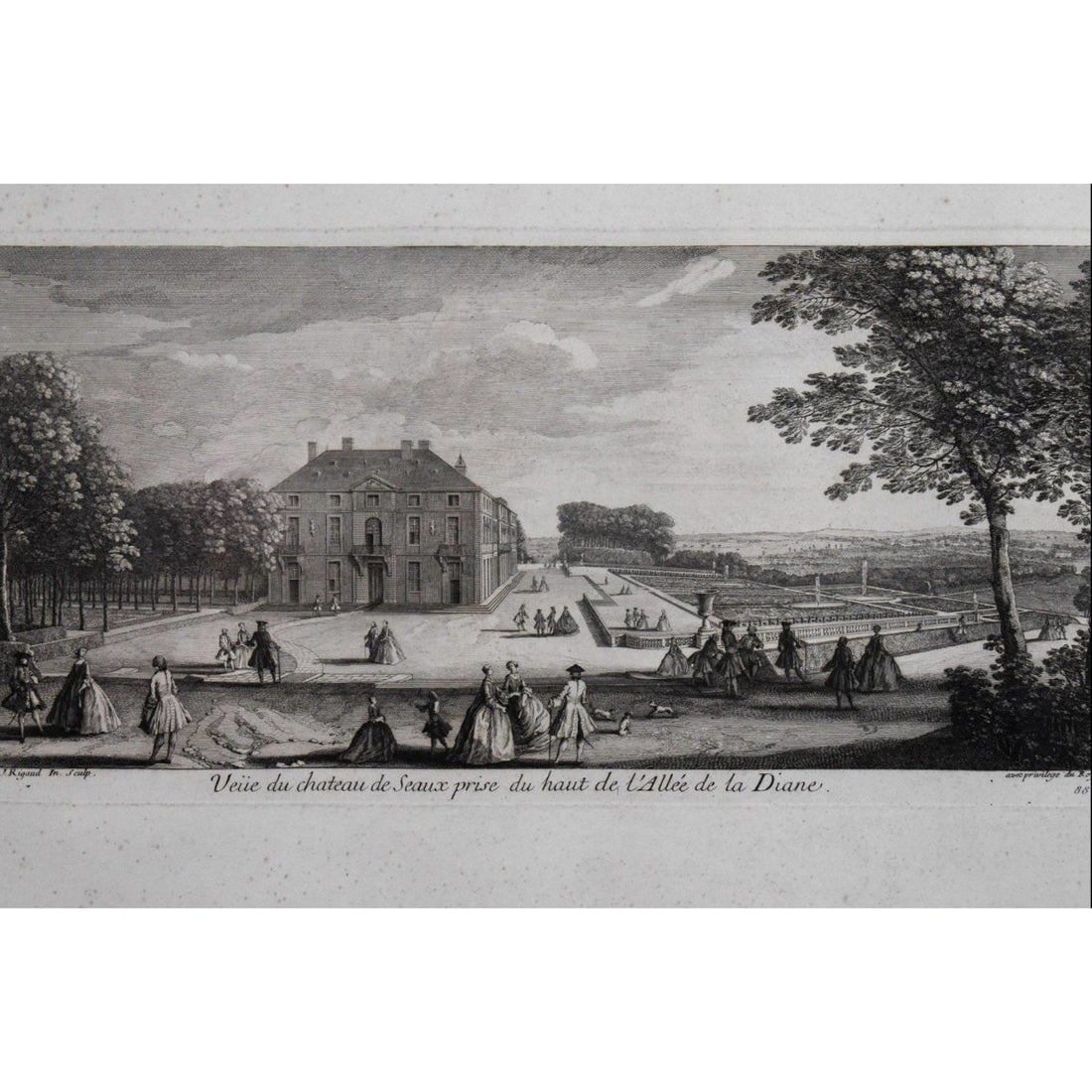 Jacques Rigaud – View of Chateau de Sceaux II - Winckelmann Gallery