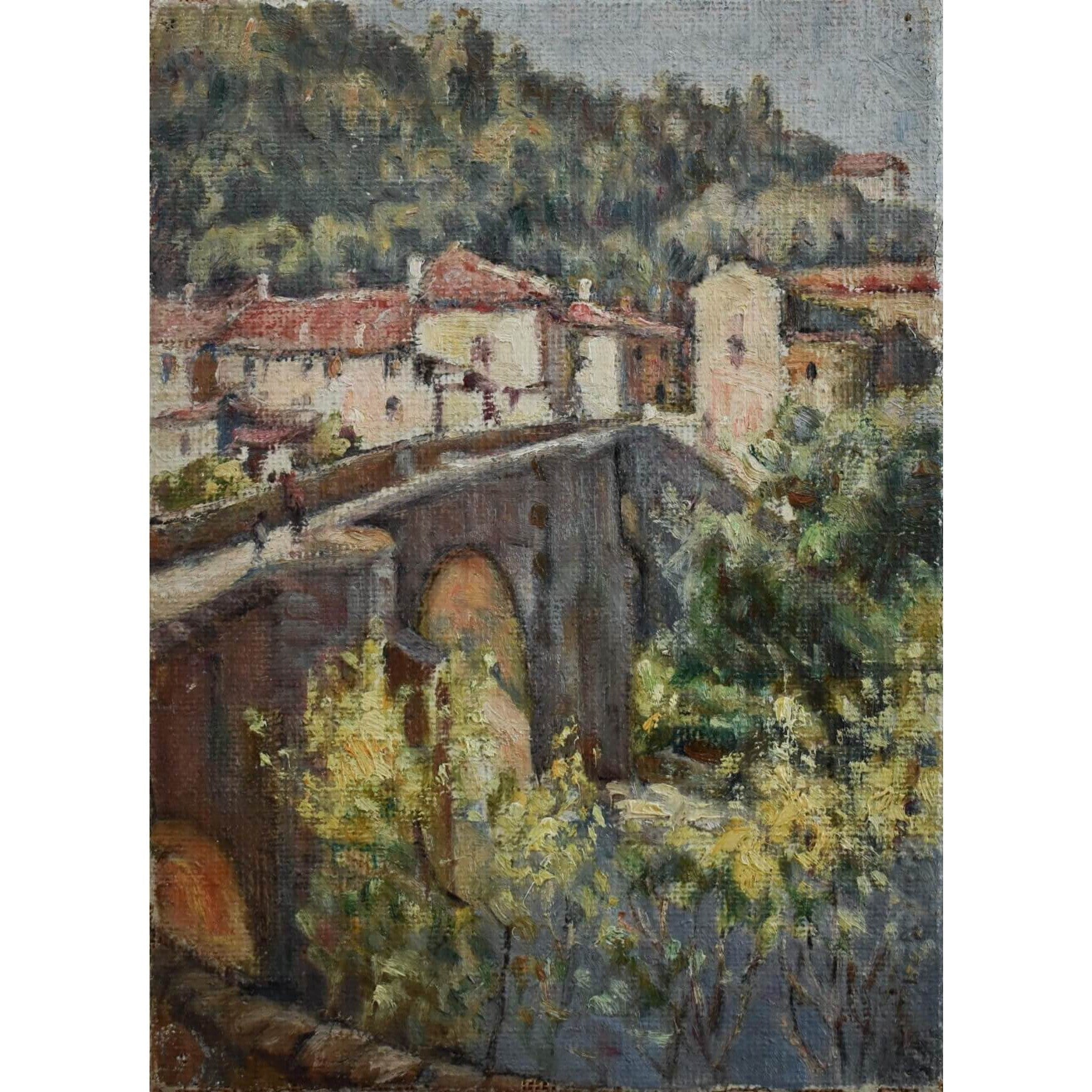 Jean Galland - Village Landscape - Winckelmann Gallery